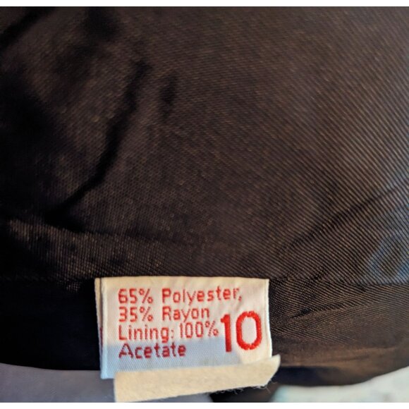 Vintage 1980's Halston III Skirt Suit in Black - 10/12 - Picture 9 of 15